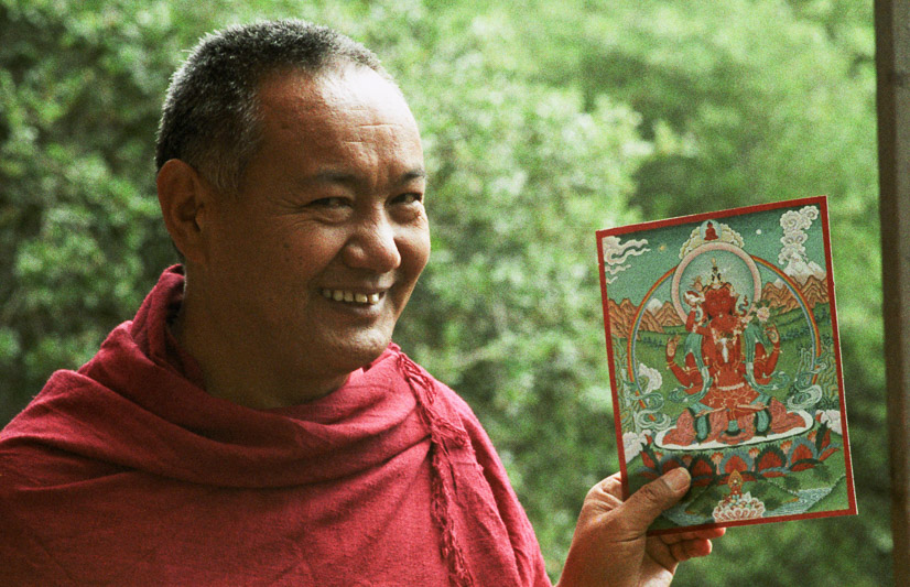Lama Yeshe at Vajrapani Institute, 1983. (Photo by Age Delbanco)