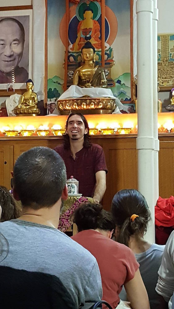 Tenzin Ösel Hita at Kalachackra Center, Paris, 2017 (Photo Brigitte Auloy)