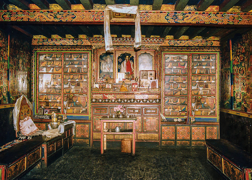 Sherpa family shrine room, Namche Bazaar