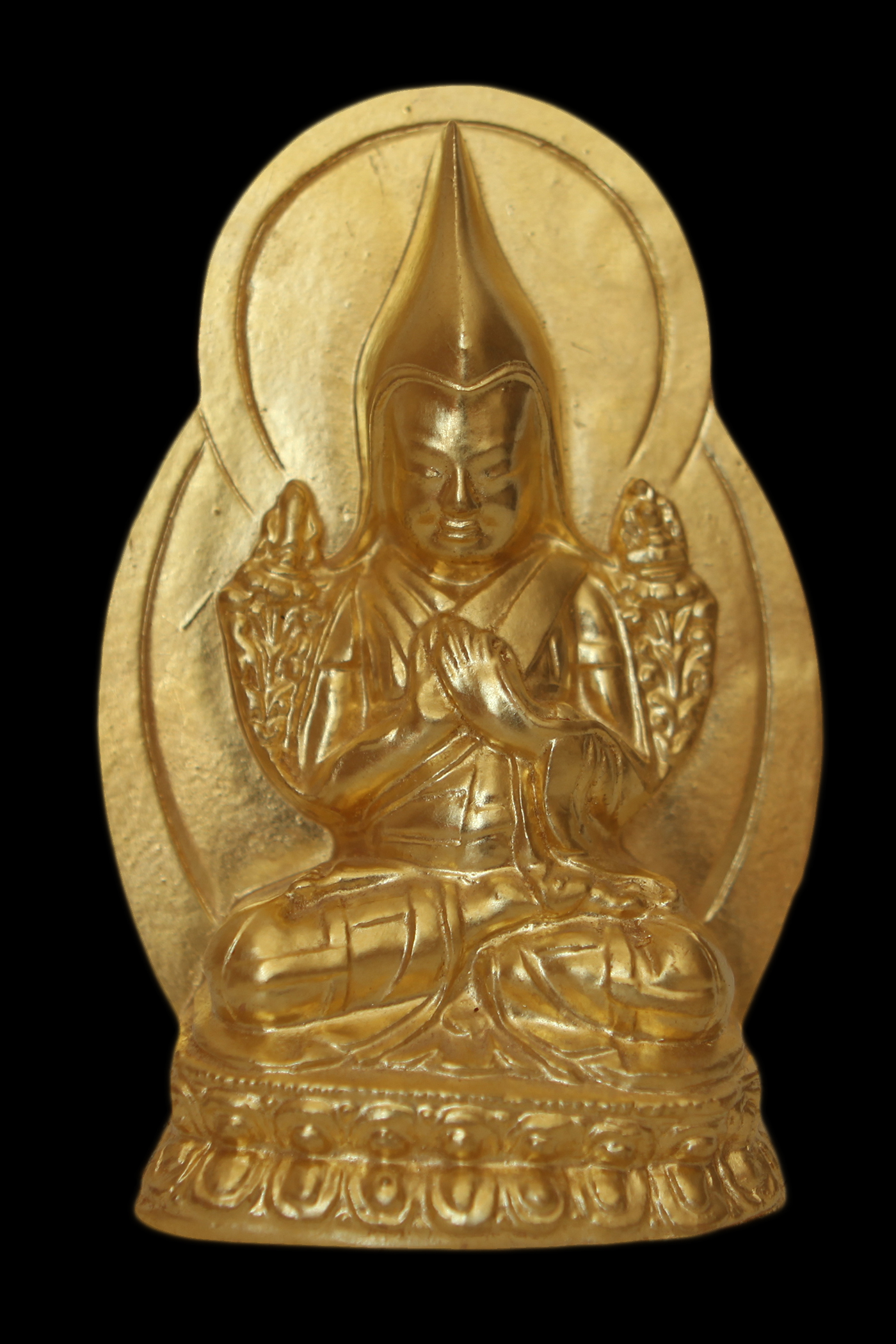 Lama Tsongkhapa tsa tsa from an image made by the late Domo Geshe Rinpoche. (Photo Ven Sarah Thresher)