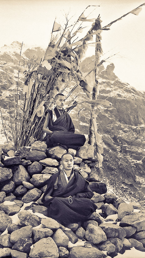 The lamas, Lawudo, 1969