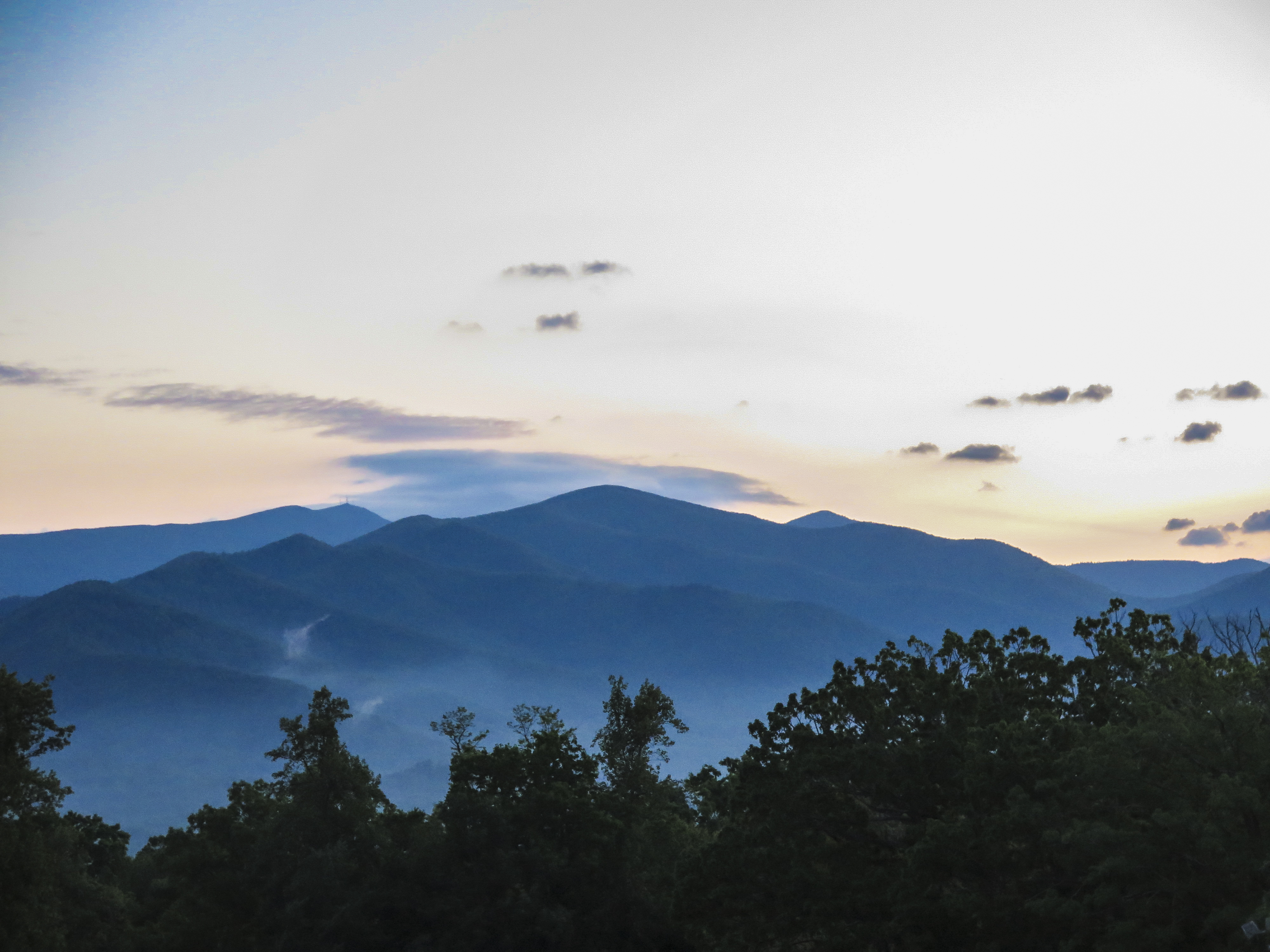View from the Blue Ridge Assembly venue for the Light of the Path retreats. (Photographer unknown)