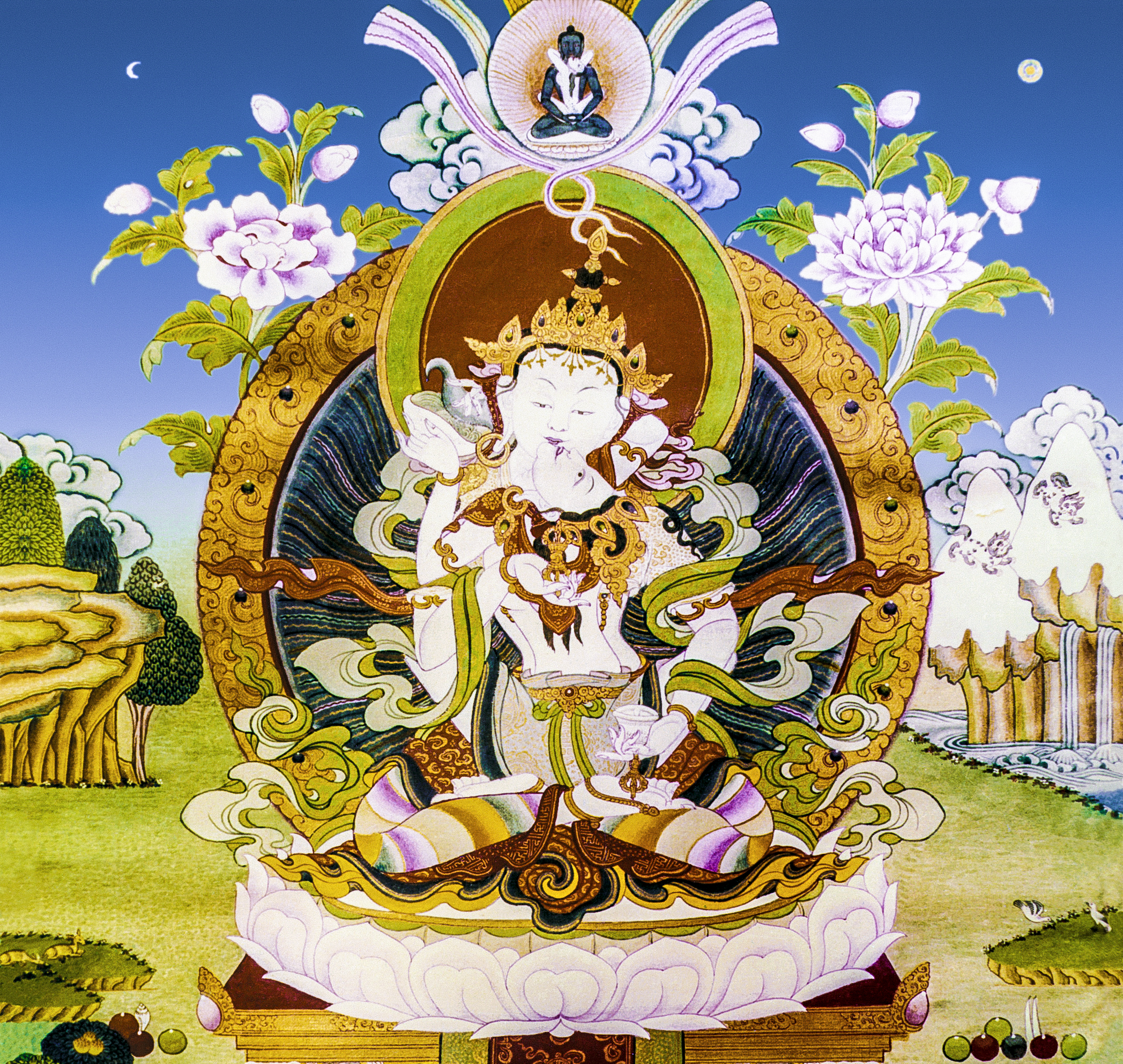 Vajrasattva, the Great King. (Painter unknown)