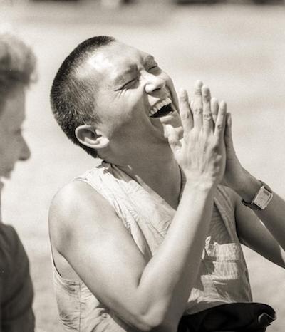Relaxing at Waterlow Park, Highgate, London, 1983. (Photo Robin Bath)