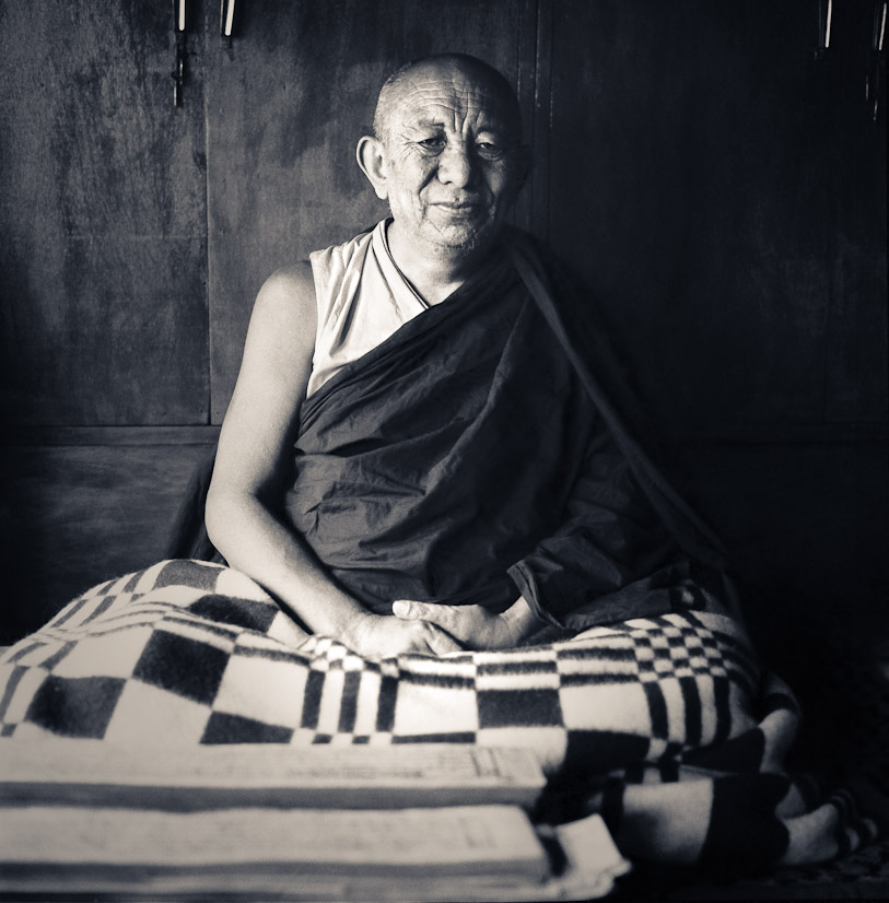 His Holiness Serkong Tsenshab Rinpoche. (Photo Brian Beresford)
