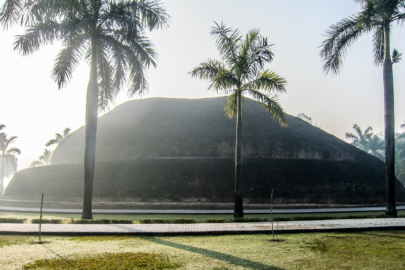 The Ramabhar Stupa where Buddha was cremated, Kushinagar, India. (Photo Ven Sarah Thresher)