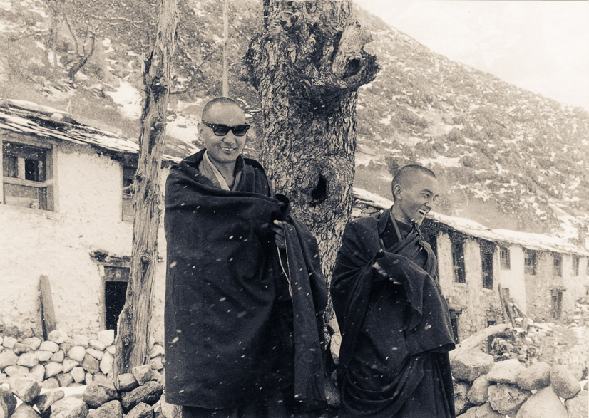 The lamas, Solu Khumbu, 1969