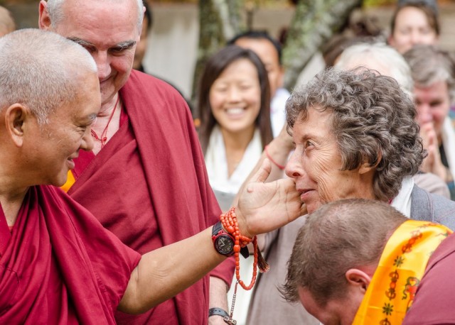 Lama Zopa Rinpoche at Land of Medicine Buddha, California, 2014. (Photo Chris Majors)
