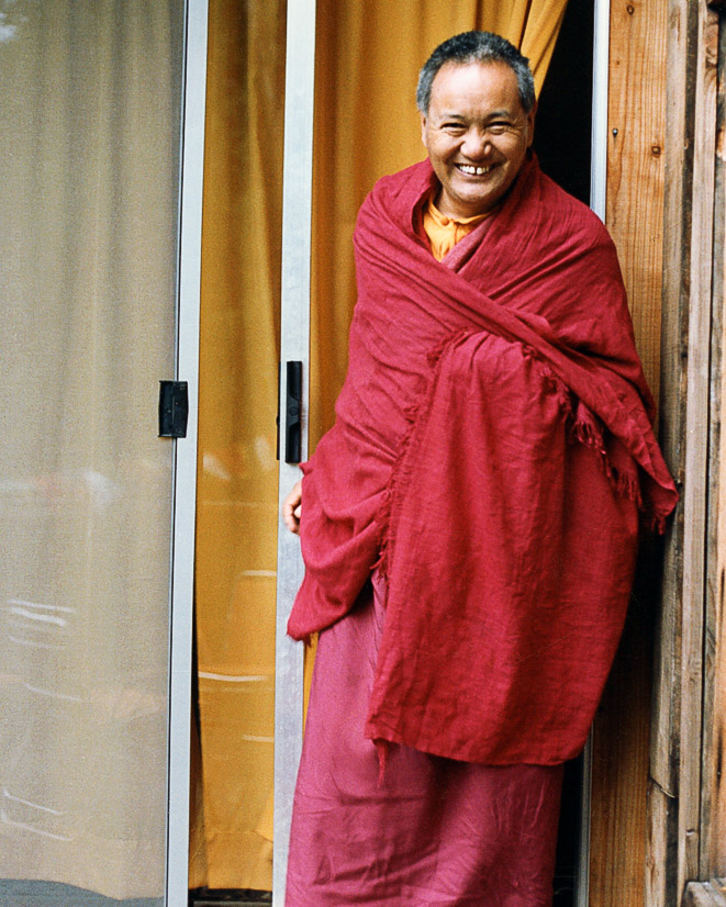 Lama Yeshe at Vajrapani Institute, 1983. (Photo by Age Delbanco)