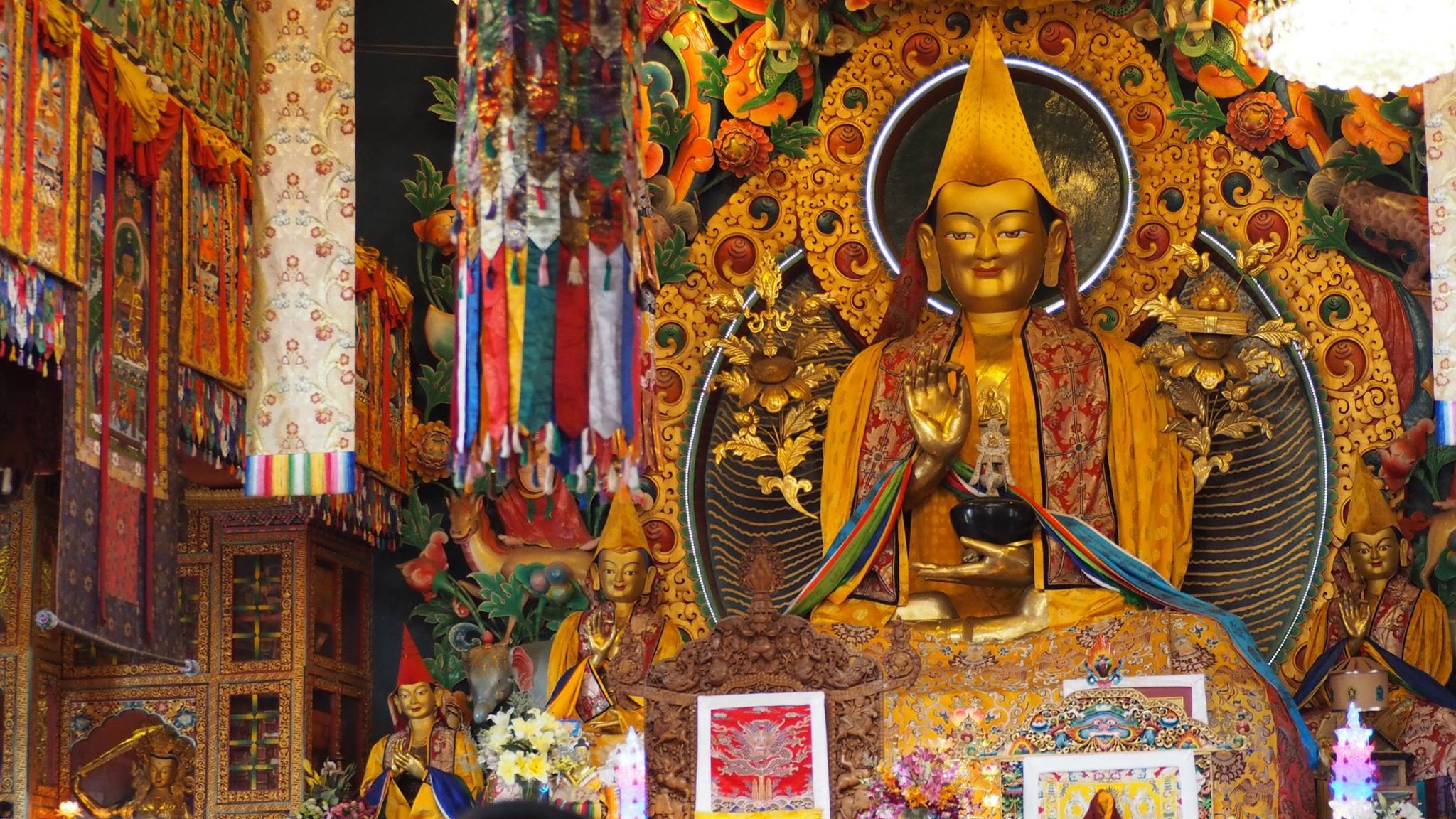 Lama Tsongkhapa as the main statue in Kopan gompah, Nepal. (Photo Ven Tenzin Tsultrim)